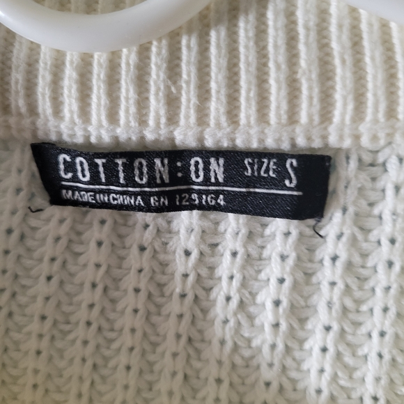 New never worn cotton knit sweater - Picture 3 of 4